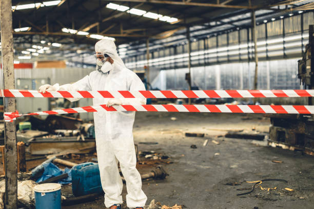 Professional Crime Scene Cleanup technician working in Lawrenceville, NJ